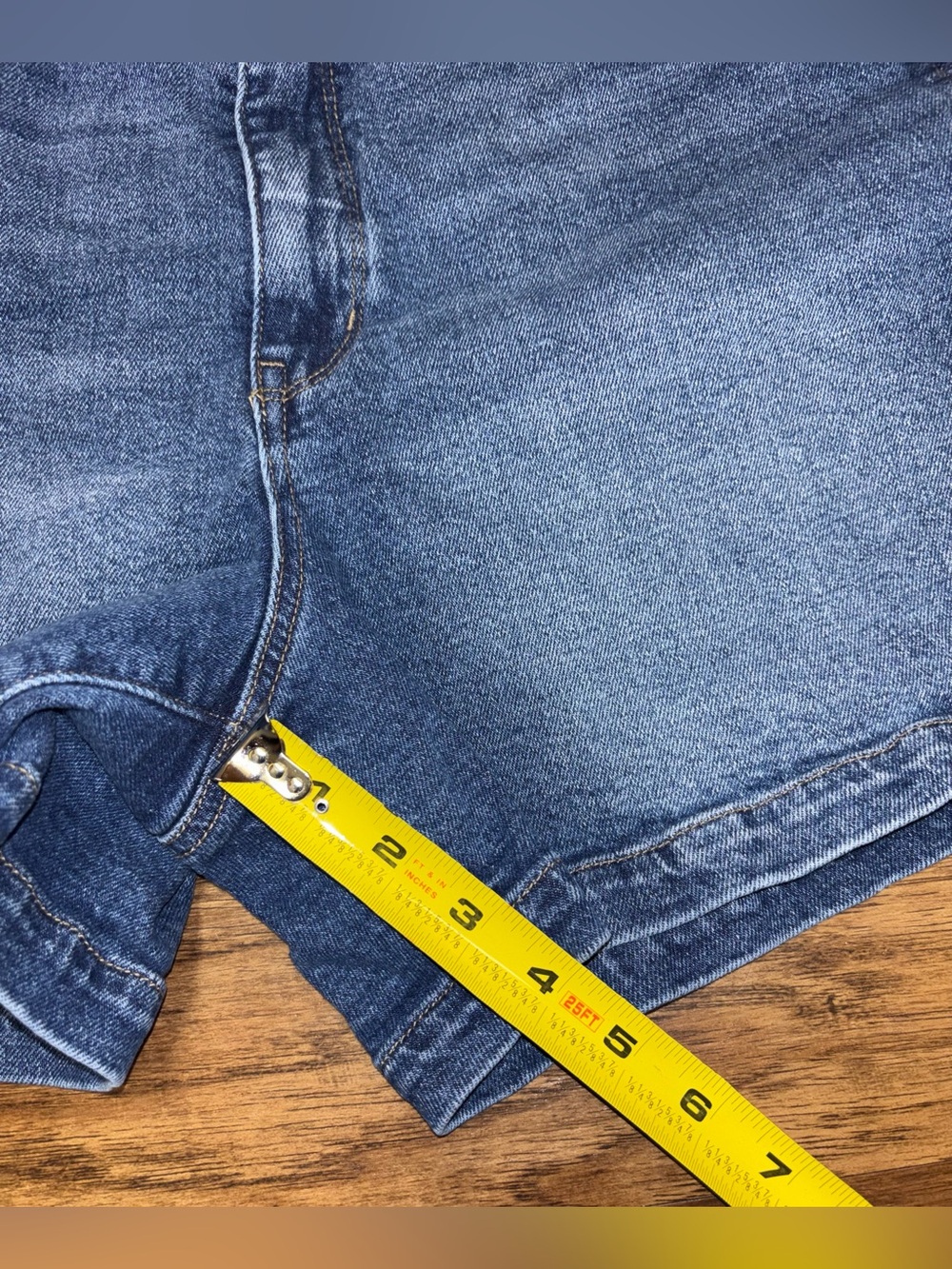 Wonderly High Rise Carpenter Shorts Size 14 - Picture 7 of 8
